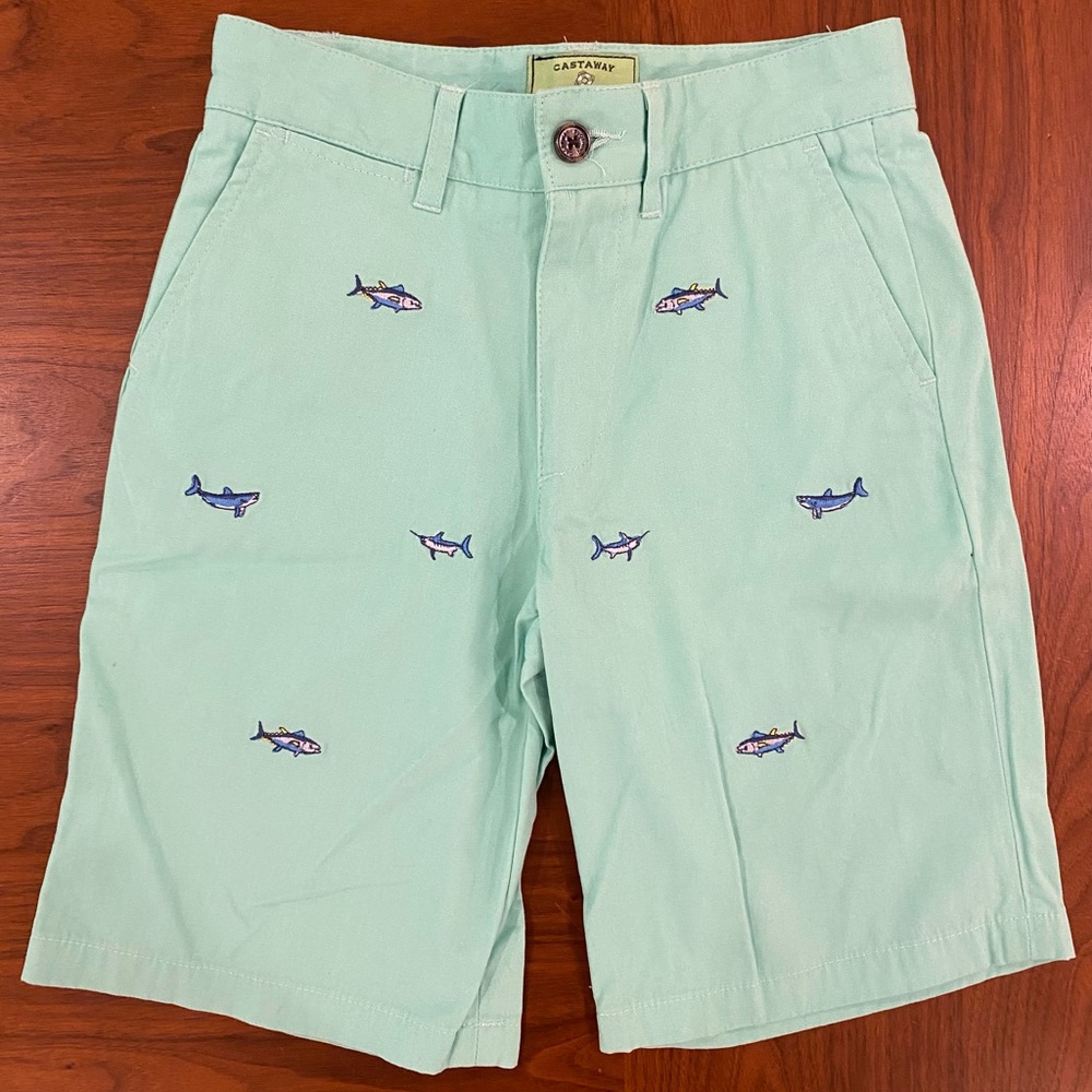 Castaway Seafoam Green Shorts